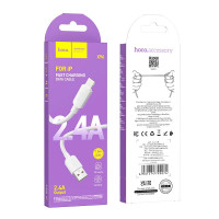 Кабель Hoco Lightning Hyper charging data cable X96 |1m, 2.4A|