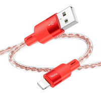 Кабель Hoco X99 Crystal junction Lightning silicone charging data cable |1m, 2.4A|