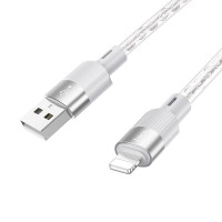 Кабель Hoco X99 Crystal junction Lightning silicone charging data cable |1m, 2.4A|