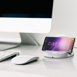 Зарядка QI BASEUS Silicone Horizontal Desktop |QC, 10W| (WXHSG-02)