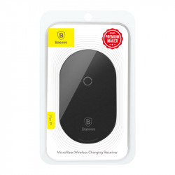 Приймач Qi BASEUS Microfiber Wireless Charging Receiver (For iPhone) |1A|