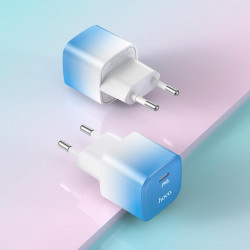 Адаптер мережевий Hoco single port charger C101A |Type-C, PD, 3A/20W|