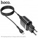 Адаптер мережевий Hoco Micro USB cable Aspiring dual port charger set N4 |2USB, 2.4A|