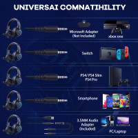 Навушники ONIKUMA Gaming with LED X7
