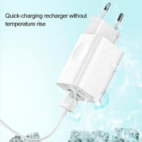 Адаптер мережевий BASEUS for Qi quick charge |1USB, 2.4A,QC3.0| (CCALL-BX02)
