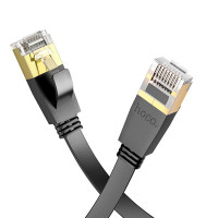 Кабель Hoco General pure copper flat network cable US07 (20M, 1Gbps)