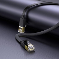 Кабель Hoco General pure copper flat network cable US07 (20M, 1Gbps)