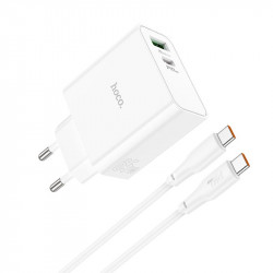 Адаптер мережевий HOCO Type-C to Type-C cable Awesome C113A |1USB/1Type-C, 65W/3A, PD/QC|