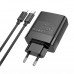 Адаптер мережевий Hoco Type-C to Lightning Cable Intelligent four-port C127A |3USB/1Type-C, 45W/3A, PD/QC|