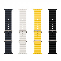 Ремінець HOCO iWatch WA12 Original series marine double buckle silicone strap (42/44/45 / 49mm)