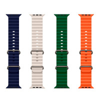 Ремінець HOCO iWatch WA12 Original series marine double buckle silicone strap (42/44/45 / 49mm)