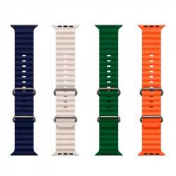 Ремінець HOCO iWatch WA12 Original series marine double buckle silicone strap (42/44/45 / 49mm)