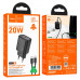 Адаптер мережевий HOCO gentle single port charger N60 (Type-C to Type-C Set) |1Type-C, 20W/3A, PD/QC|
