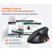 Миша MEETION 2.4 G+Bluetooth Office Vertical Mouse BTM008 |800-1200-1600-2400dpi, 400h, Type-C charging|