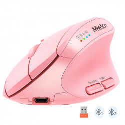 Миша MEETION 2.4 G+Bluetooth Office Vertical Mouse BTM008 |800-1200-1600-2400dpi, 400h, Type-C charging|