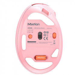 Миша MEETION 2.4 G+Bluetooth Office Vertical Mouse BTM008 |800-1200-1600-2400dpi, 400h, Type-C charging|