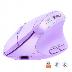 Миша MEETION 2.4 G+Bluetooth Office Vertical Mouse BTM008 |800-1200-1600-2400dpi, 400h, Type-C charging|