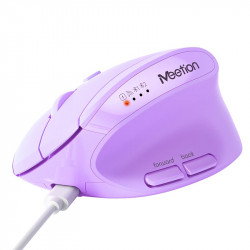 Миша MEETION 2.4 G+Bluetooth Office Vertical Mouse BTM008 |800-1200-1600-2400dpi, 400h, Type-C charging|