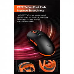 Миша MEETION Wired + 2.4 G+Bluetooth Gaming mouse GW24 |6 Keys, 8000dpi, 30-60h, RGB|