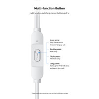 Навушники USAMS In-Ear Earphone US-SJ594 EP-47 |3.5mm|