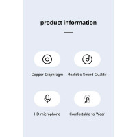 Навушники USAMS In-Ear Earphone US-SJ594 EP-47 |3.5mm|