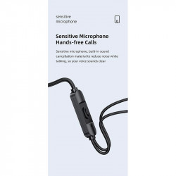 Навушники USAMS In-Ear Earphone US-SJ594 EP-47 |3.5mm|
