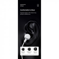 Навушники USAMS In-Ear Earphone US-SJ594 EP-47 |3.5mm|
