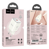Адаптер мережевий HOCO Vista single port charger N43 |Type-C, QC/PD, 30W/3A|