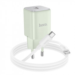 Адаптер мережевий HOCO Type-C to Type-C cable Vista single port charger N43 |Type-C, QC/PD, 30W/3A|