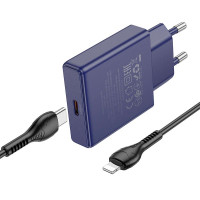 Адаптер мережевий HOCO Type-C to Lightning cable Biscuit single port charger N44 |Type-C, QC/PD, 30W/3A|