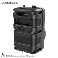 Акустика-караоке Borofone DR01 TWS |BT5.0, AUX/FM/TF/USB, 10W|