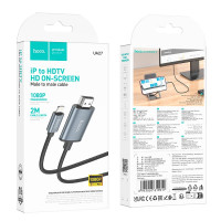 Кабель Hoco HD on-screen cable iP to HDTV UA27 |1080p, 2m|