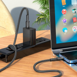 Кабель Hoco Type-C to Lightning charging data cable U110 |1.2m, 20W, 3A|