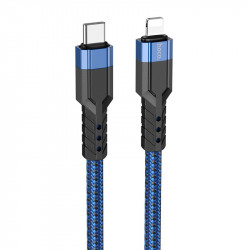 Кабель Hoco Type-C to Lightning charging data cable U110 |1.2m, 20W, 3A|