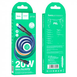 Кабель Hoco Type-C to Lightning charging data cable U110 |1.2m, 20W, 3A|