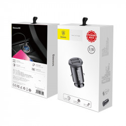 Адаптер автомобільний BASEUS Grain |2USB, 3,1A| (CCALL-ML02)