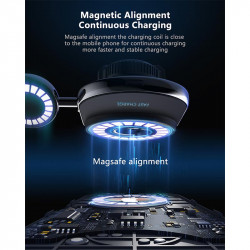 Тримач 2in1 semiconductor cooling MagSafe Wireless Charger XYJ S17 |Phone, Apple Watch|