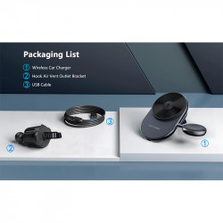 Тримач 2in1 semiconductor cooling MagSafe Wireless Charger XYJ S17 |Phone, Apple Watch|