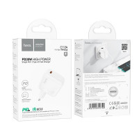 Адаптер мережевий HOCO Advantage single port charger C112A |Type-C, 30W/3A, PD/QC|