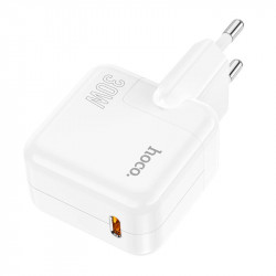 Адаптер мережевий HOCO Advantage single port charger C112A |Type-C, 30W/3A, PD/QC|