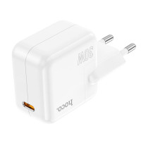 Адаптер мережевий HOCO Advantage single port charger C112A |Type-C, 30W/3A, PD/QC|
