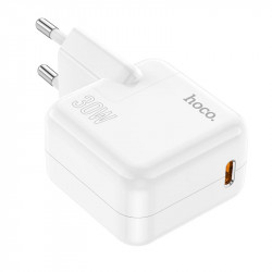 Адаптер мережевий HOCO Advantage single port charger C112A |Type-C, 30W/3A, PD/QC|