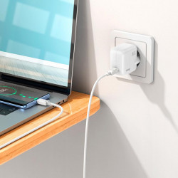 Адаптер мережевий HOCO Advantage single port charger C112A |Type-C, 30W/3A, PD/QC|