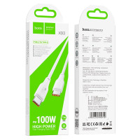 Кабель Hoco Type-C to Type-C Force fast charging data cable X93 |1m, 100W|