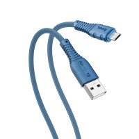 Кабель Hoco Micro USB Nano silicone charging data cable X67 |1m, 2.4A|