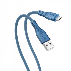 Кабель Hoco Micro USB Nano silicone charging data cable X67 |1m, 2.4A|