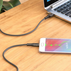 Кабель Hoco Micro USB Nano silicone charging data cable X67 |1m, 2.4A|