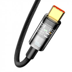 Кабель Baseus Explorer Series Auto Power-Off Fast Charging Data Cable USB To Type-C |100W/6A, 1m|