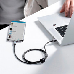 Кабель Baseus Explorer Series Auto Power-Off Fast Charging Data Cable USB To Type-C |100W/6A, 1m|