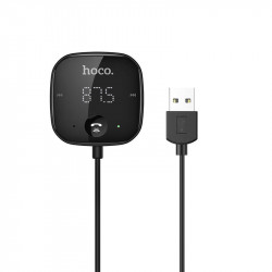 Аудіоадаптер універсальний HOCO Unity car BT FM transmitter E65 |BT5.0, FM, AUX, TF, Support 2 Phones|